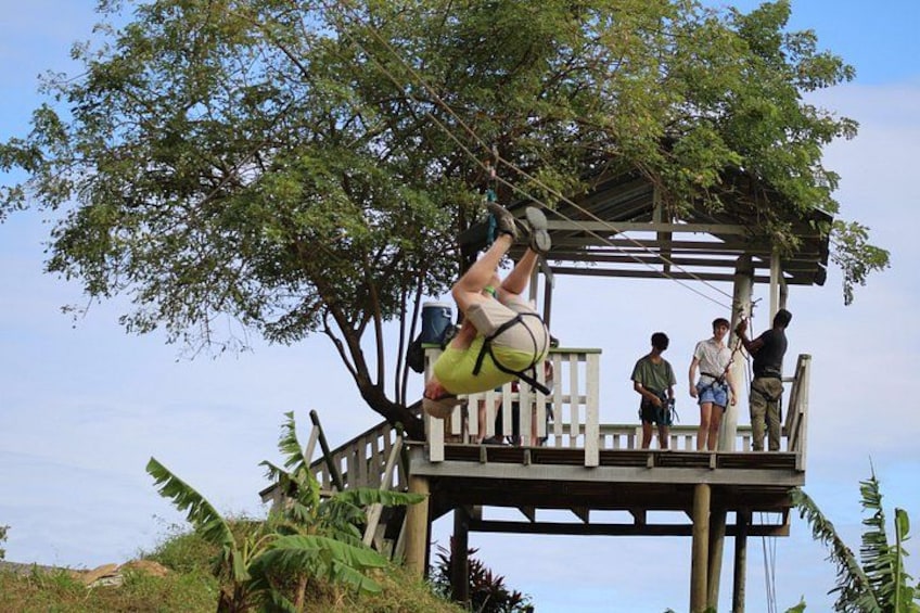 Roatan Zip Line Adventure with Monkey & Sloths Combo 3