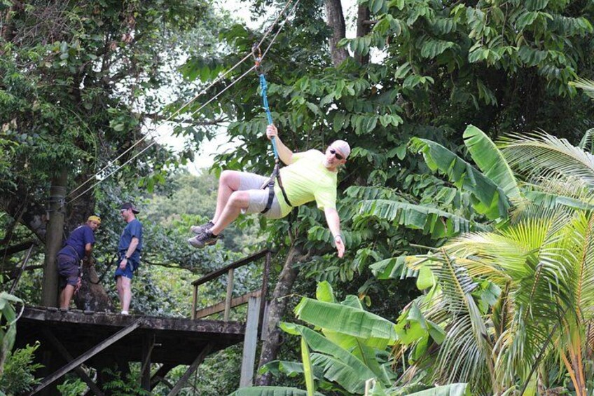 Roatan Zip Line Adventure with Monkey & Sloths Combo 3