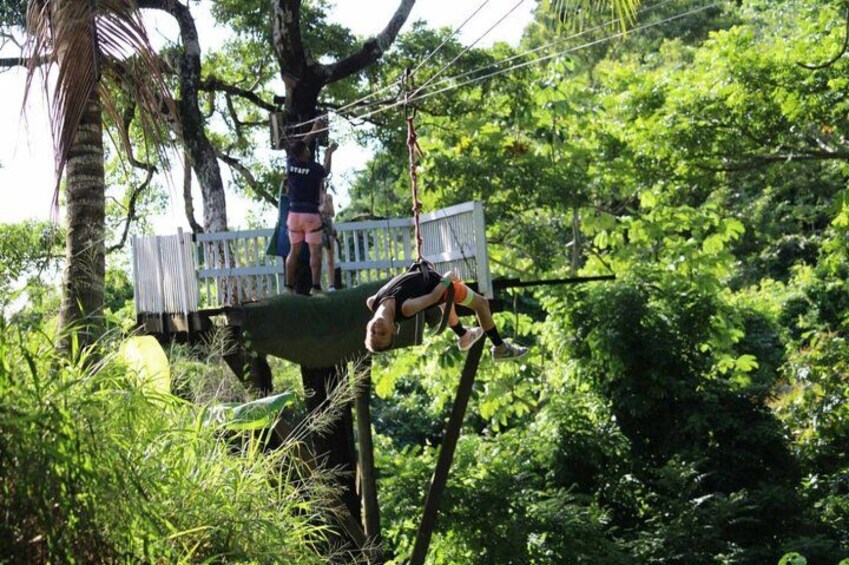 Roatan Zip Line Adventure with Monkey & Sloths Combo 3