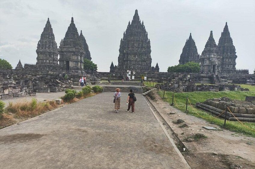 A temple complex with multiple tall, pointed structures. 4