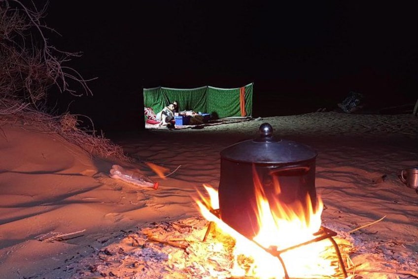 From Djerba 2 Days Private Ksar Ghilan and Chenini overnight in Bivouac 3