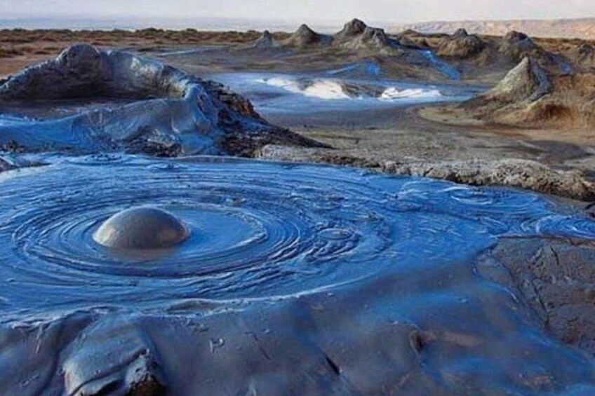 Baku Gobustan, Mud Volcano, Fire Temple and Burning Mountain 1
