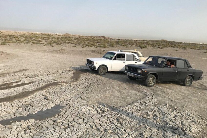 Baku Gobustan, Mud Volcano, Fire Temple and Burning Mountain 4