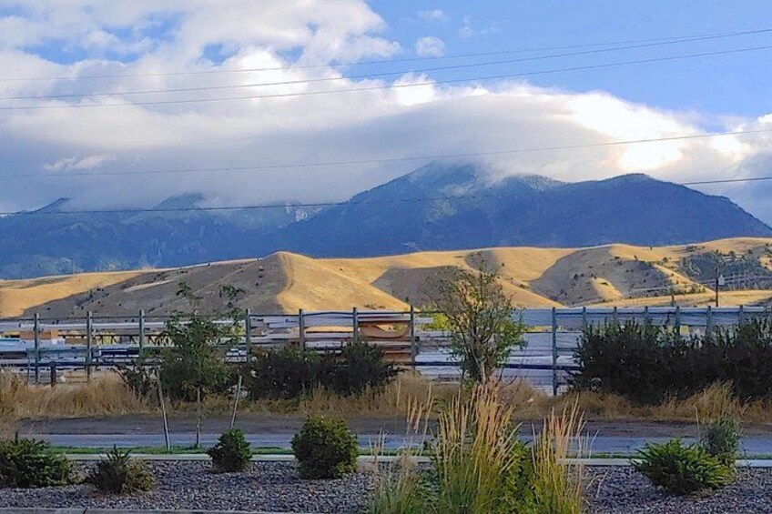 The Bridger Mountains as seen on the Bozeman Brewery Hop 5