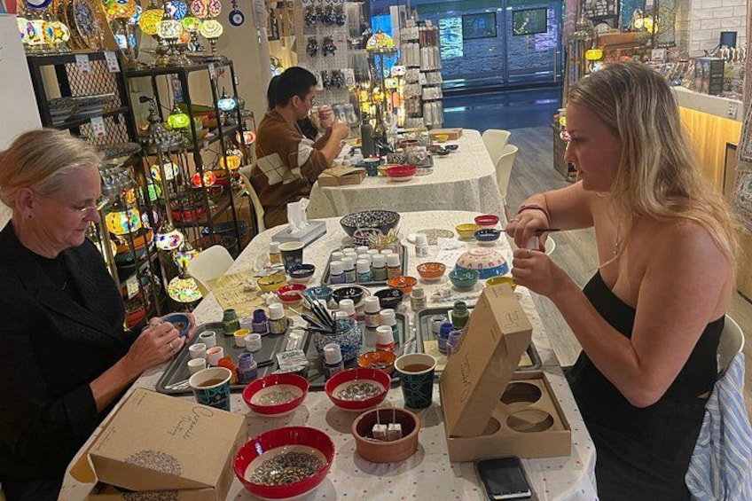 Painting Classes Orange County: Ceramic Plates & Bowls 2