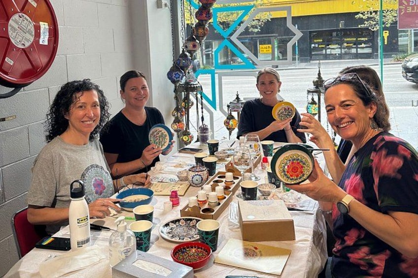 Painting Classes Orange County: Ceramic Plates & Bowls 5