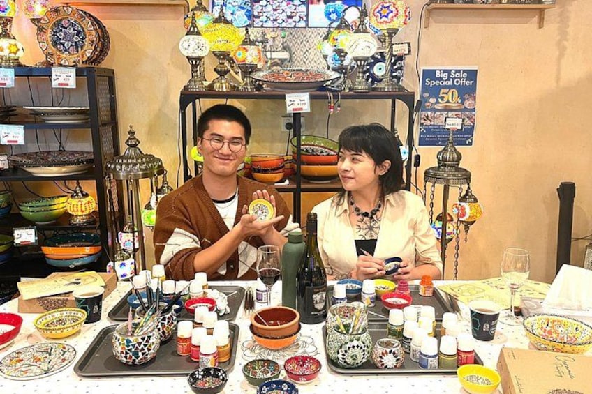 Painting Classes Orange County: Ceramic Plates & Bowls 3
