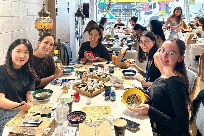 Painting Classes Orange County: Ceramic Plates & Bowls 3