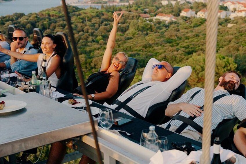 Dinner in the Sky Dubrovnik - Dine 50m Above Ground 3