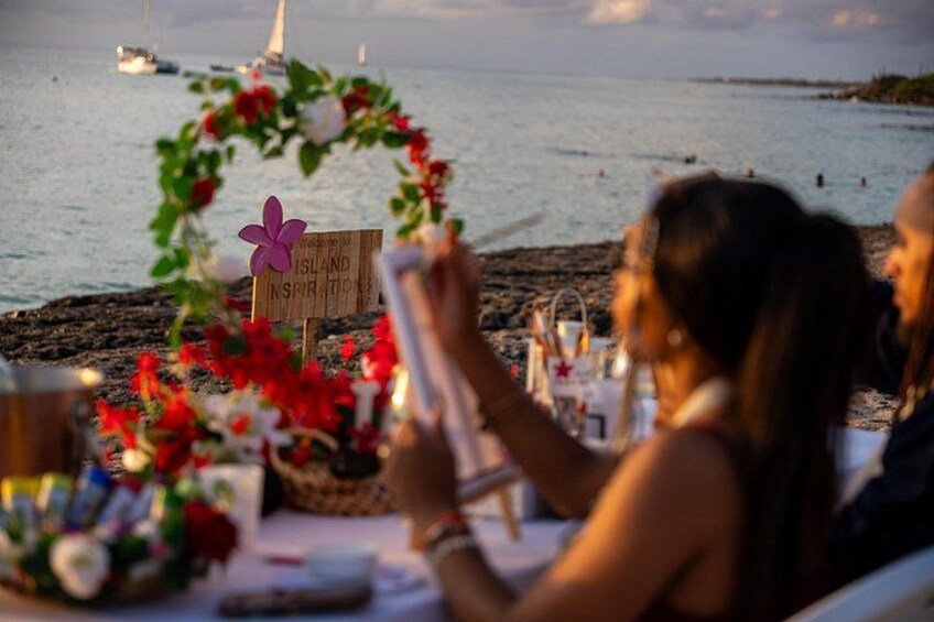 Aruba Private Sip and Paint Experience for Couples 4