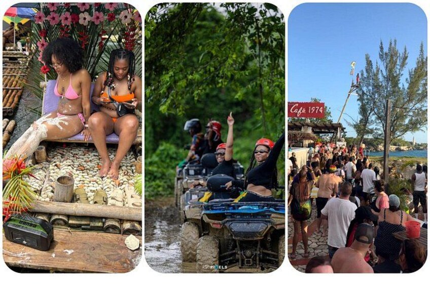Bamboo Rafting, ATV and Ricks Café in Jamaica Tour 1