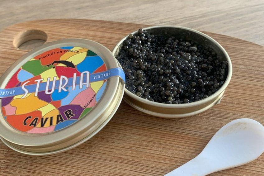 food and wine pairing Olala Caviar 1