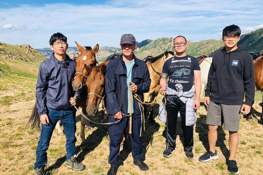 Horse-riding in Terelj National Park 2
