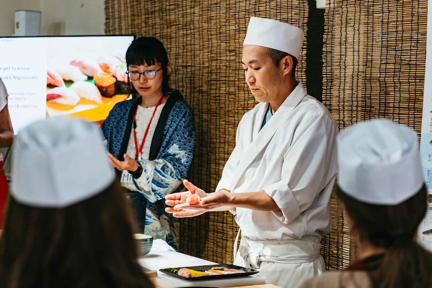 Picture 4 for Activity Tokyo: Tsukiji Fish Market Sushi Making Class with Pro Chef 1