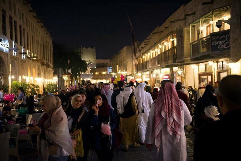 Doha Night City Lights Tour with Arabian Dhow Cruise 5