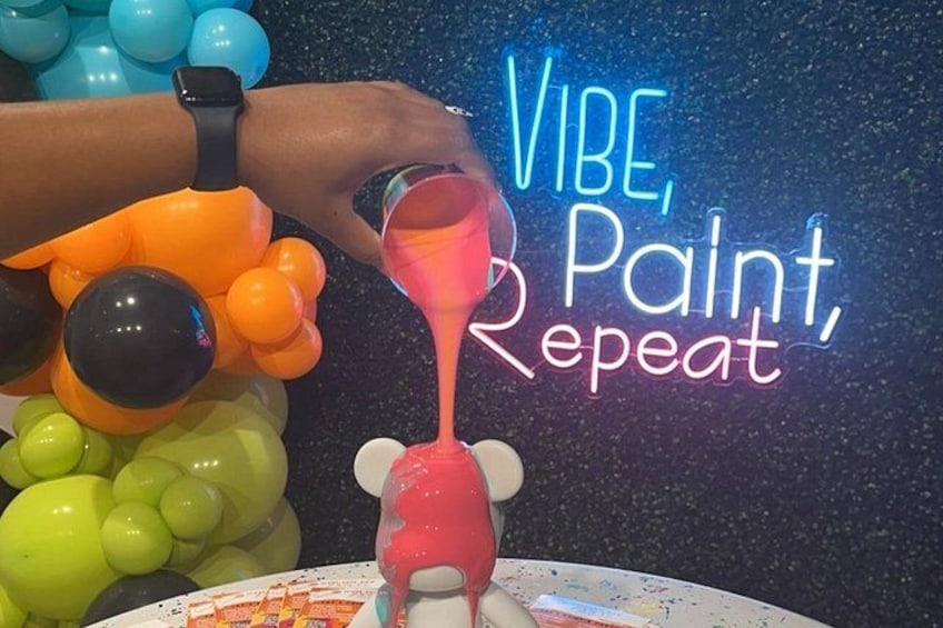 Viral Drip Bear Painting w/ RnB & Hip Hop Tunes 2