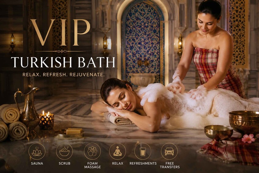 Istanbul: Premium Turkish Bath with Private Hotel Transfer 2