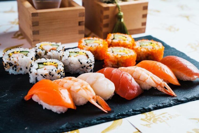 Sushi Making Tokyo Roll and Authentic Japanese Sushi Class 1