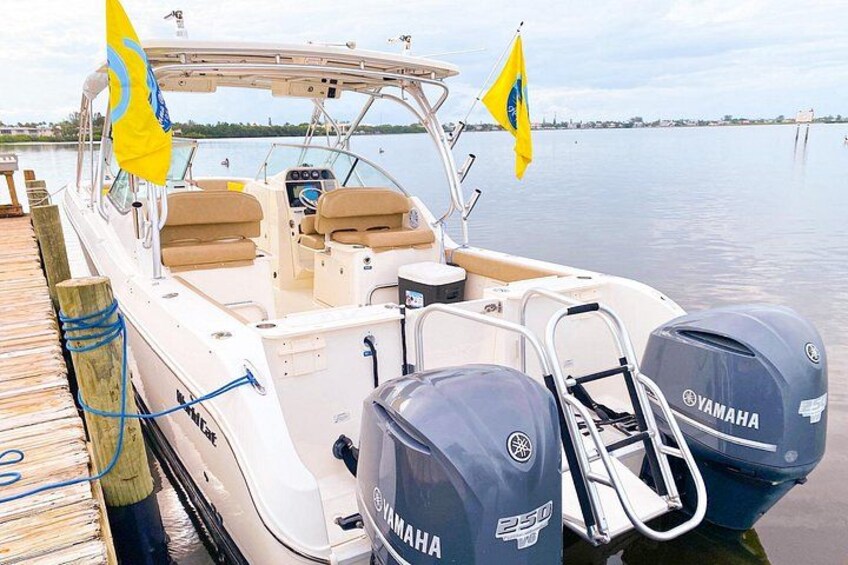 Rear of Interior of our Worldcat boat 5