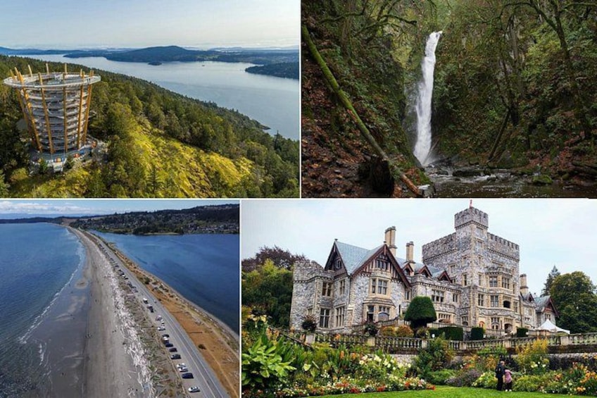 Victoria Malahat Skywalk, Waterfall Canyon, Lagoon Picnic, Castle 1