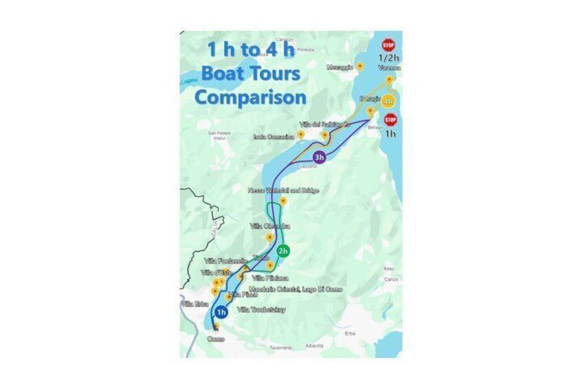 Lake Como Boat Tours: options from 1 hour to a Full Day 2