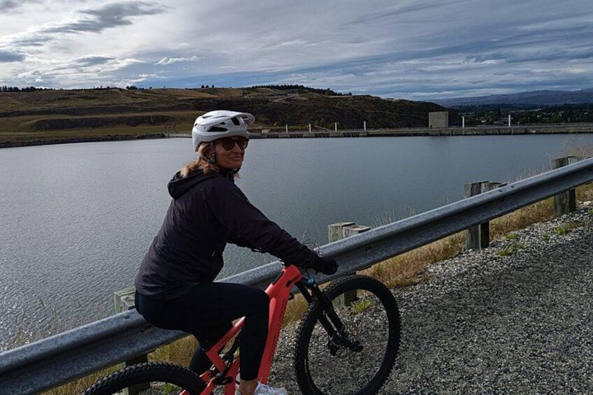 Start off riding along the Clyde dam road 2