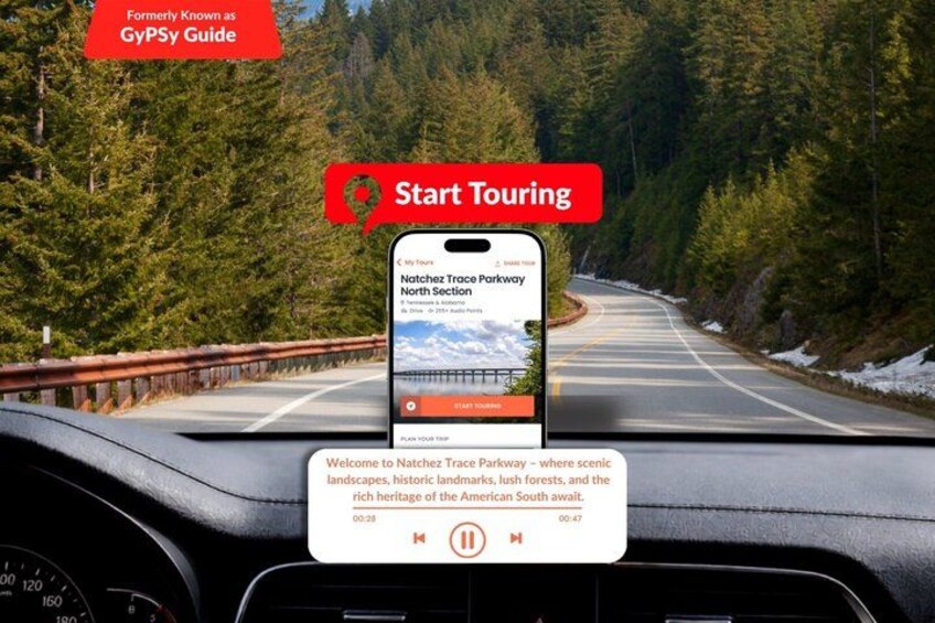 Self-Guided Audio Driving Tour in Natchez Trace Parkway 1