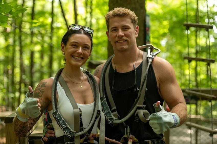 Ziplining and Climbing at The Adventure Park on Cape Cod 5