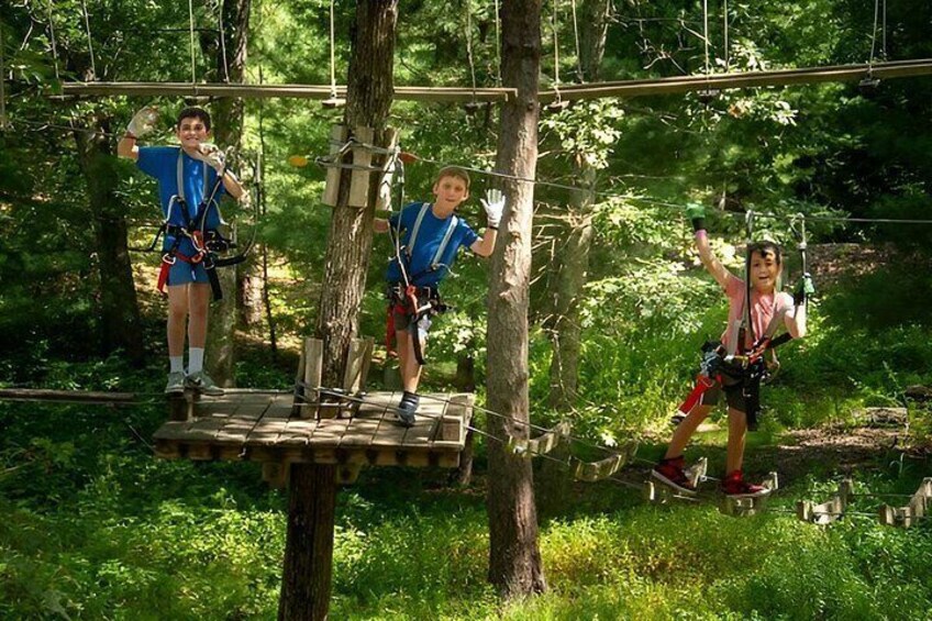 Ziplining and Climbing at The Adventure Park on Cape Cod 3