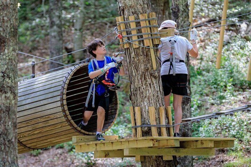 Ziplining and Climbing at The Adventure Park on Cape Cod 2