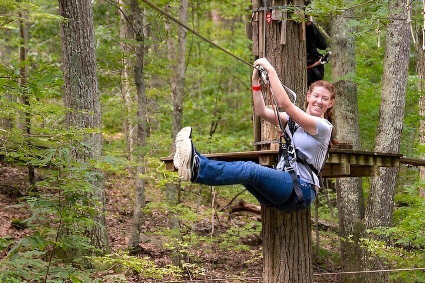 Ziplining and Climbing at The Adventure Park on Cape Cod 4