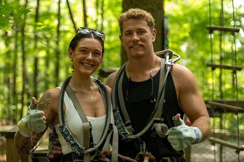 Ziplining and Climbing at The Adventure Park on Cape Cod 5