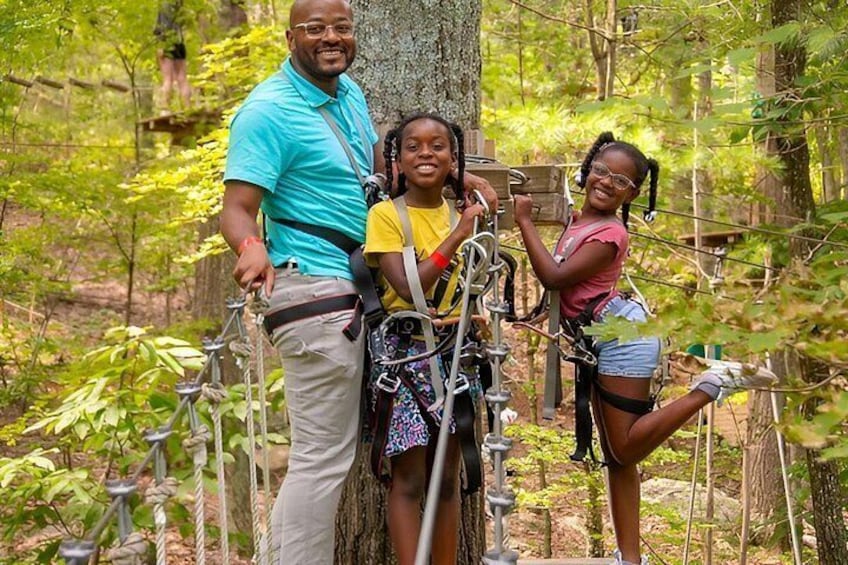 Ziplining and Climbing at The Adventure Park on Cape Cod 3