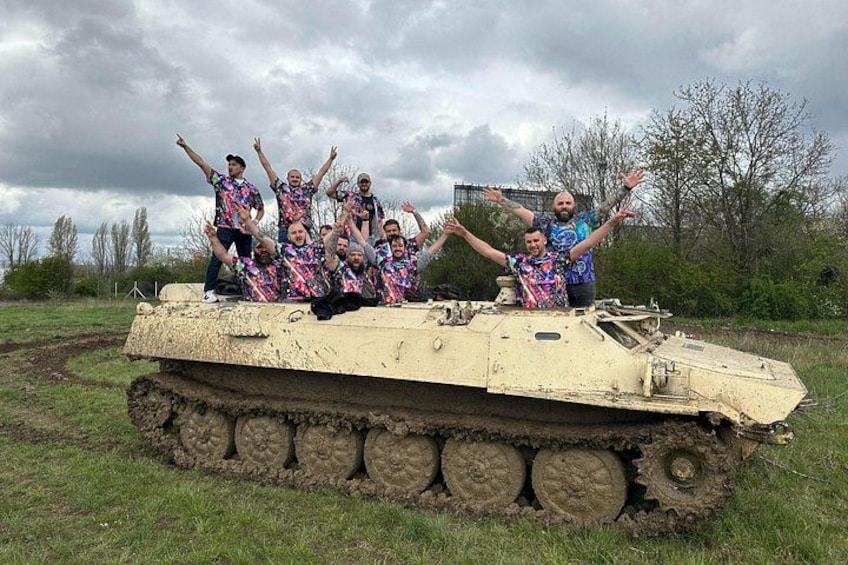 MTLB Tank Driving Budapest Experience 1