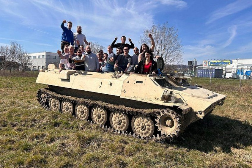 MTLB Tank Driving Budapest Experience 3