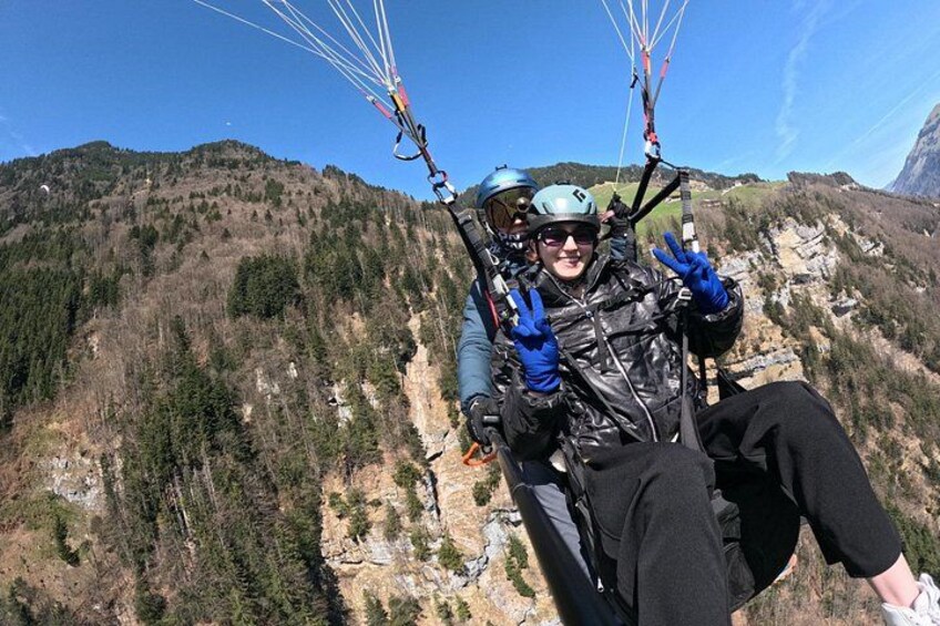 Mürren Lauterbrunnen: Paragliding Panorama Tandem Flights 2