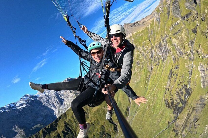 Mürren Lauterbrunnen: Paragliding Panorama Tandem Flights 3