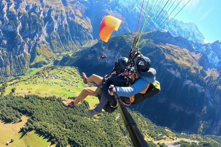 Mürren Lauterbrunnen: Paragliding Panorama Tandem Flights 2