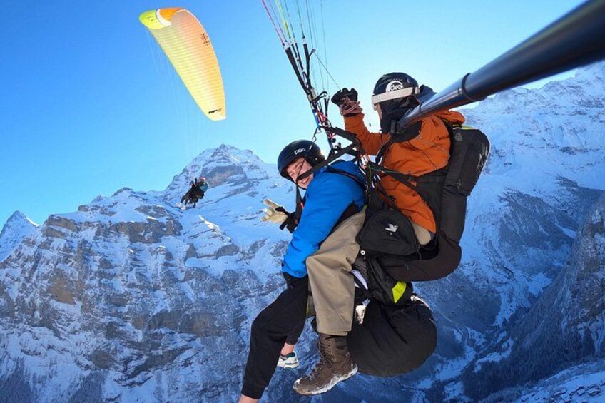 Mürren Lauterbrunnen: Paragliding Panorama Tandem Flights 2