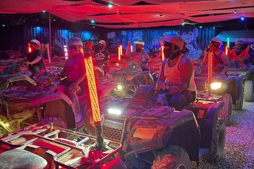 MIAMI ATV Rentals Glow in the dark Experience 2