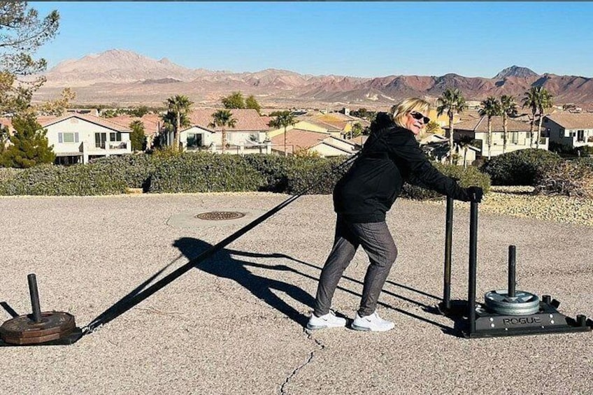 Outdoor Obstacle Course with Scenic Vegas Skyline in Henderson 5