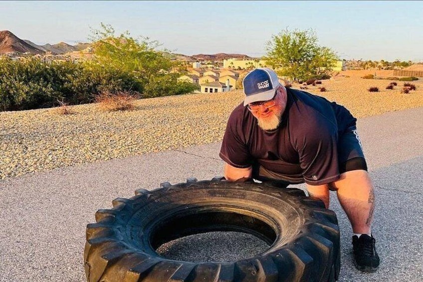 Outdoor Obstacle Course with Scenic Vegas Skyline in Henderson 2