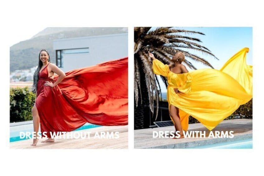 Luxury Flying Dress Photoshoot in Accra 2