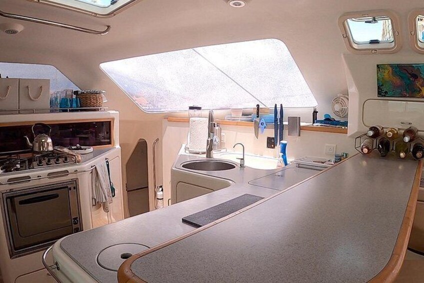 Galley / Kitchen where your meals are prepared. 5
