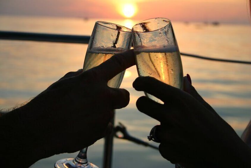 Enjoy premium adult beverages while sailing! 2