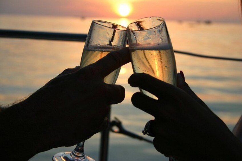 Enjoy premium adult beverages while sailing! 2