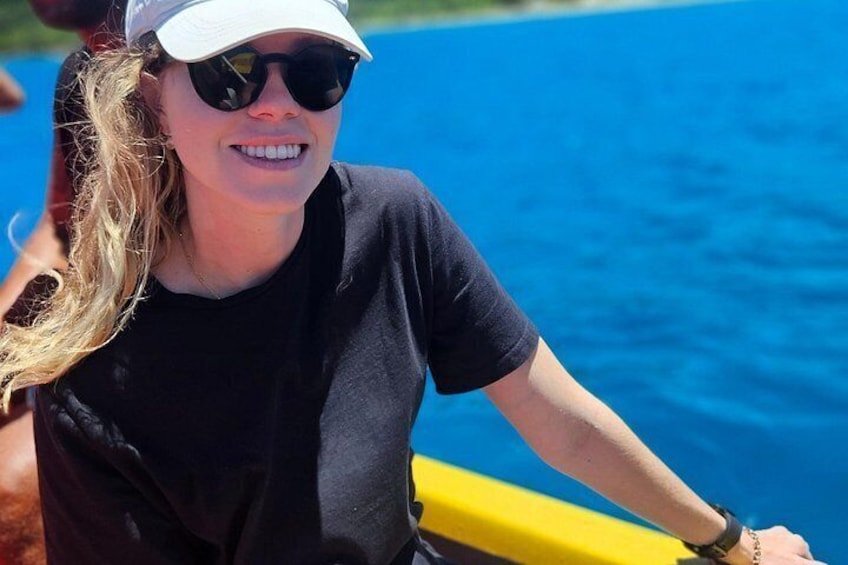 Boat ride from the mainland to Pele Island 4