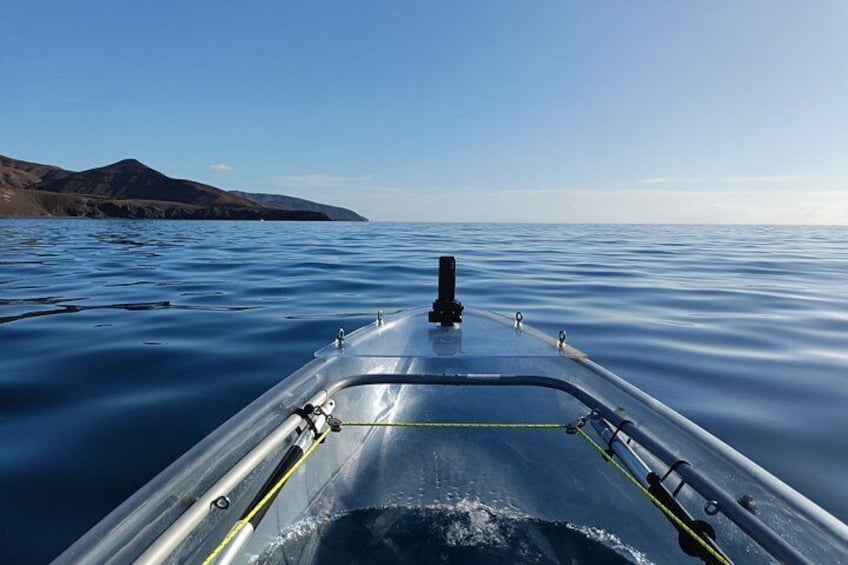 Fuerteventura Transparent Electric Kayaks with Guide 2
