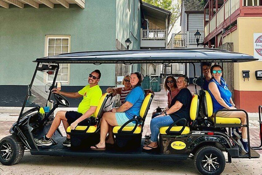 Riding Through History of St.Augustine: Premium Tour with PiCk Up 3