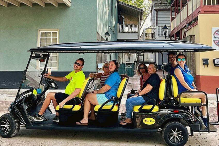 Riding Through History of St.Augustine: Premium Tour with PiCk Up 2